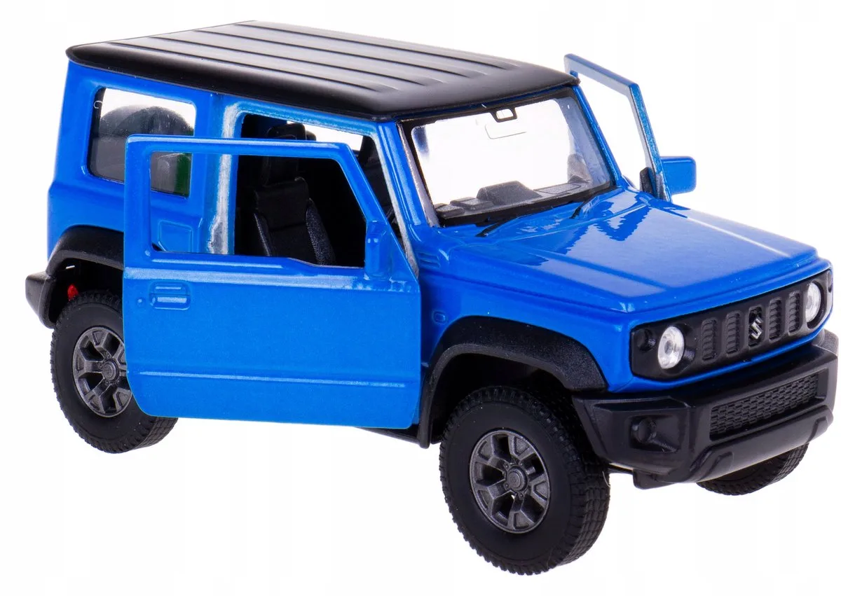 Suzuki Jimny Modelauto Metaal 1:34/39 fra Welly i Blå – produktbillede