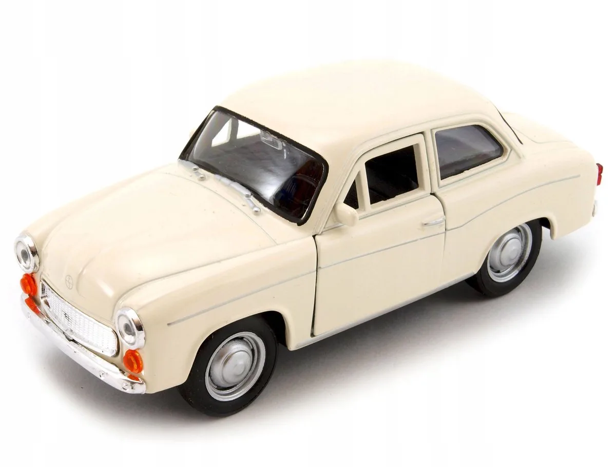 Syrena 105 Legendarne Auto PRL Skala 1:34-39 Model Kolekcjonerski von Welly in Beige – Produktfoto