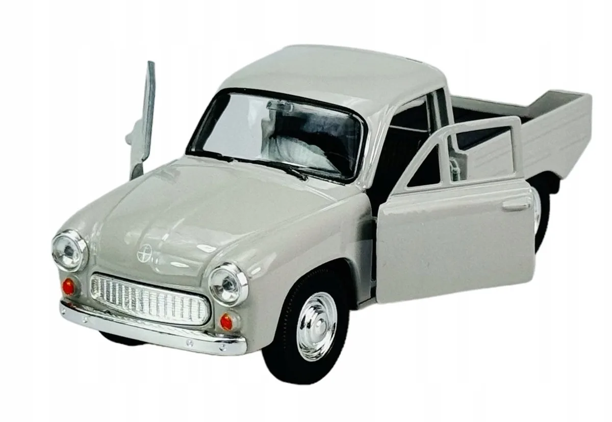 Syrena R20 Modelauto Schaal 1:34 - Metaal, Legende PRL fra Welly i Grå – produktbillede