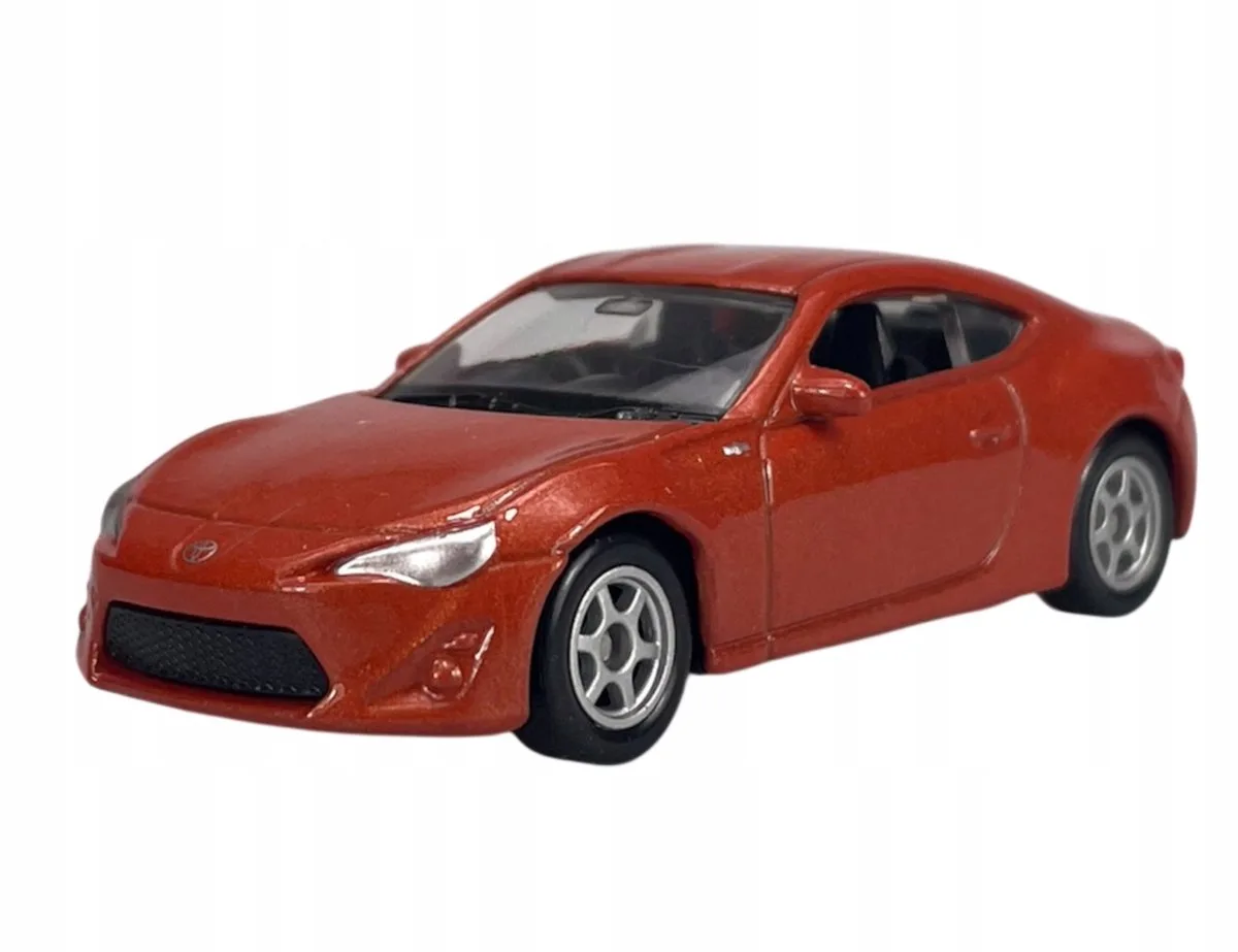 Toyota 86 Modelauto Schaal 1:64 von Welly in Orange – Produktfoto