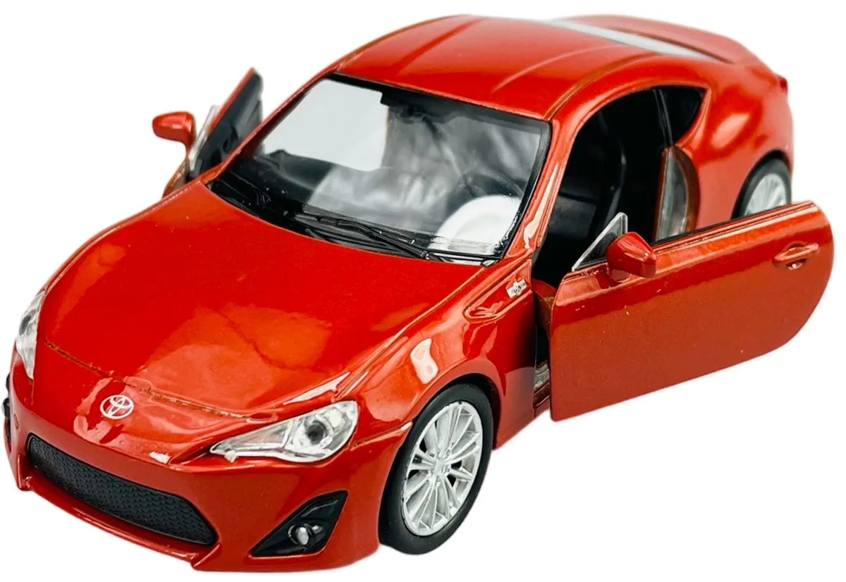 Toyota 86 Oranje Metaal Schaal 1:34 Nieuw Model fra Welly – produktbillede