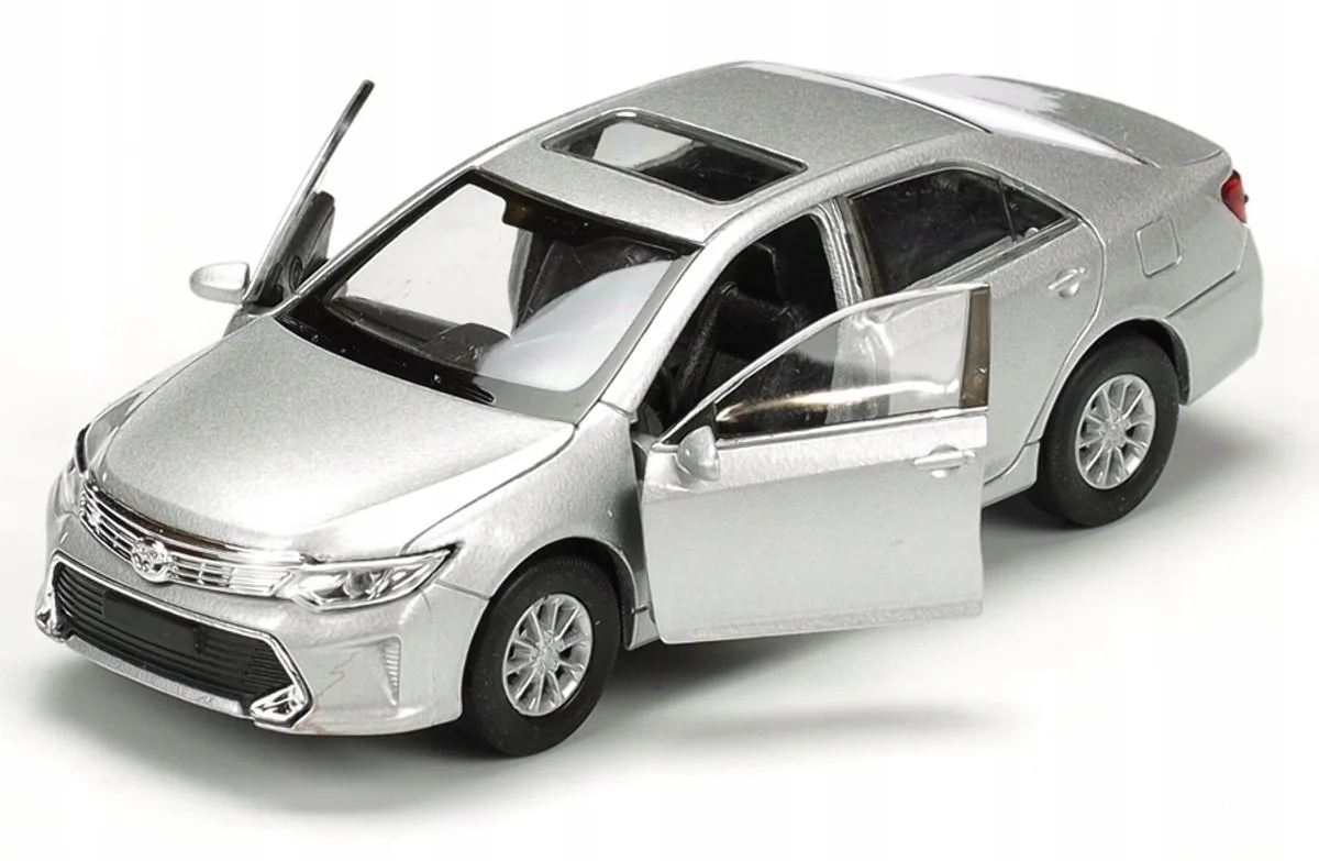 Toyota Camry Modelauto Metaal 1:34-1:39 von Welly in Silber – Produktfoto