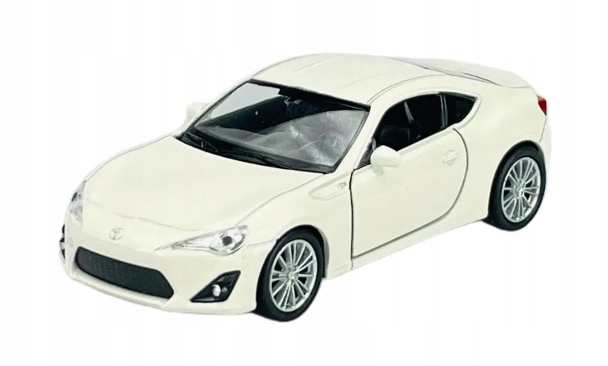 Toyota GT86 Metaal Schaal 1:34 Modelauto Nieuw fra Welly i Hvid – produktbillede