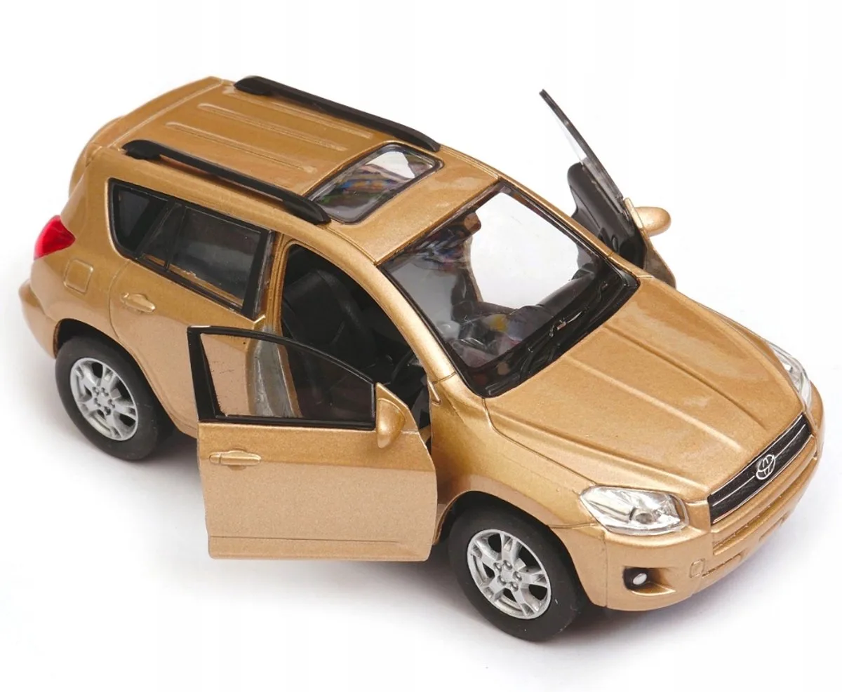 Toyota RAV4 Modelauto Schaal 1:34-39 Nex fra Welly i Guld – produktbillede