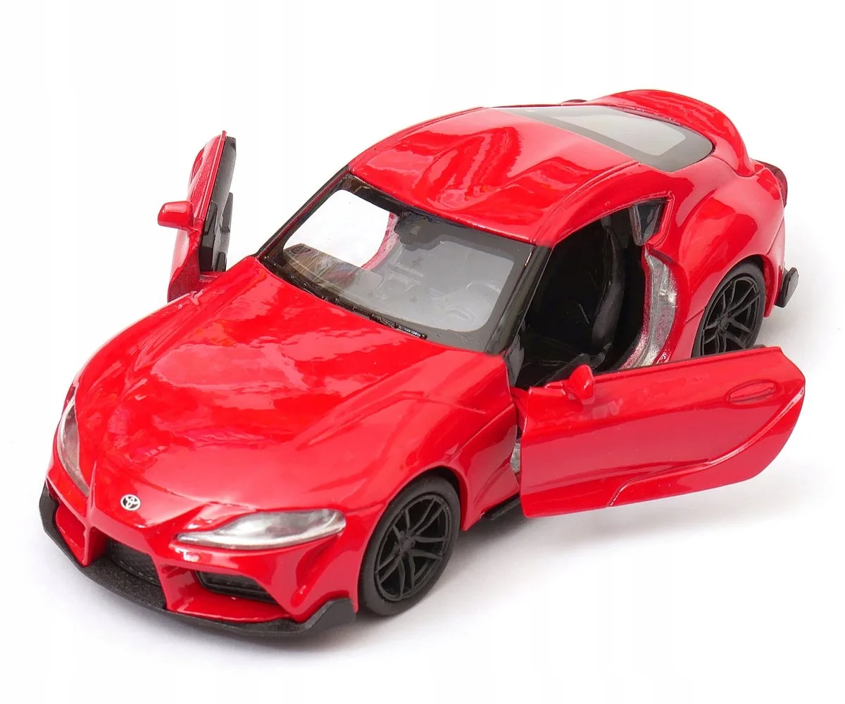 Toyota Supra Modelauto 1:34 - Metaal met Openende Deuren från Welly i Röd – produktbild