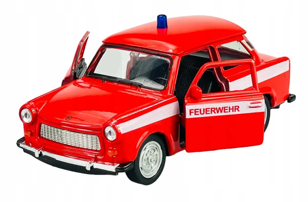 Trabant 601 Brandweer Model 1:34 - Metaal & Kunststof by Welly – product photo