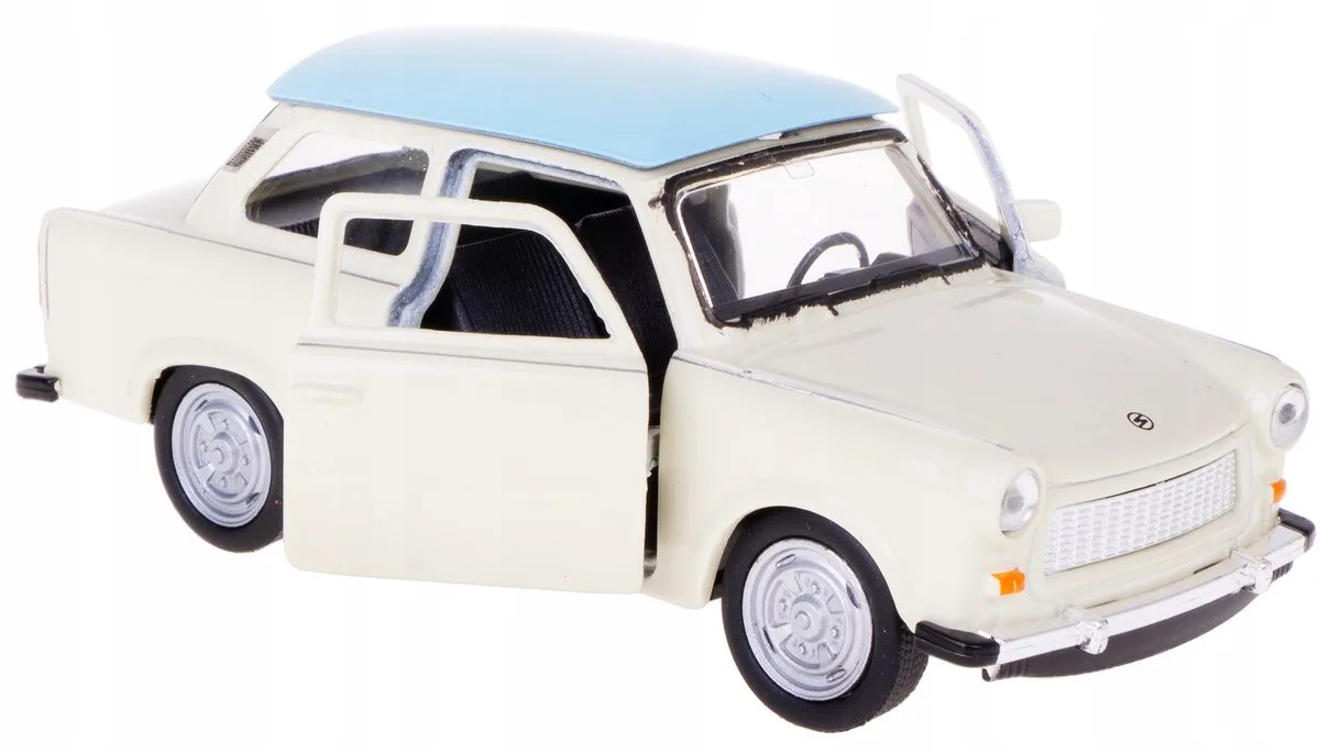 Trabant 601 Modelauto Metaal 1:34/39 Crème fra Welly – produktbillede