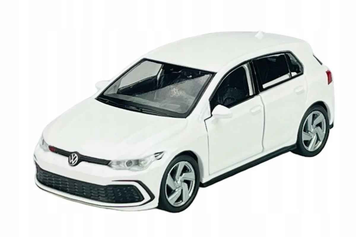 Volkswagen Golf 8 GTI Modelauto Metaal 1:34 Nieuw by Welly in White – product photo