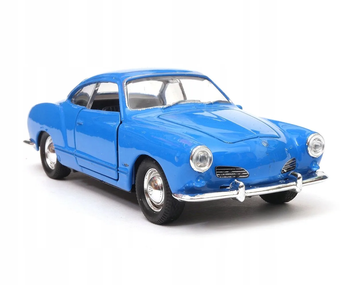 Volkswagen Karmann Ghia Coupe 1:34 Modelauto fra Welly i Blå – produktbillede