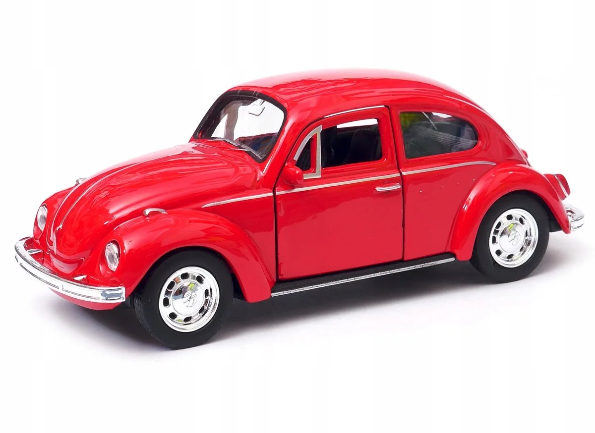 Volkswagen Kever 1:34 - Metalen Modelauto de Welly en Rouge – photo du produit
