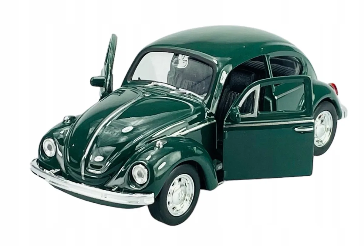 Volkswagen Kever Metaal 1:34 Model Auto 42343 de Welly en Vert – photo du produit