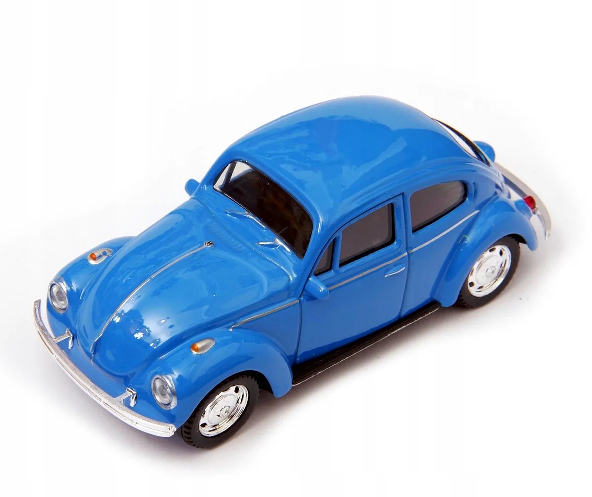 Volkswagen Kever Modelauto Schaal 1:43 Blauw fra Welly – produktbillede