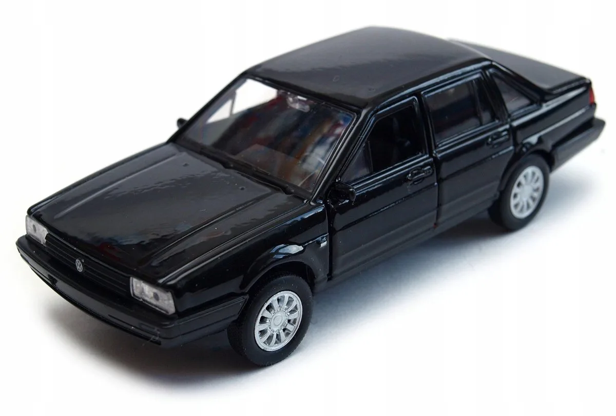 Volkswagen Santana 1:34 Metalen Modelauto van Welly in Zwart – productfoto