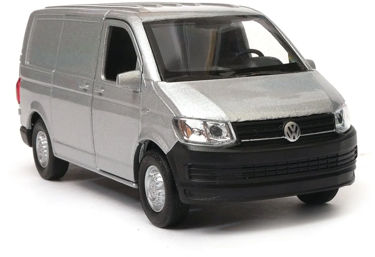 Volkswagen Transporter T6 Modelauto Schaal 1:34 Metaal by Welly in Silver – product photo