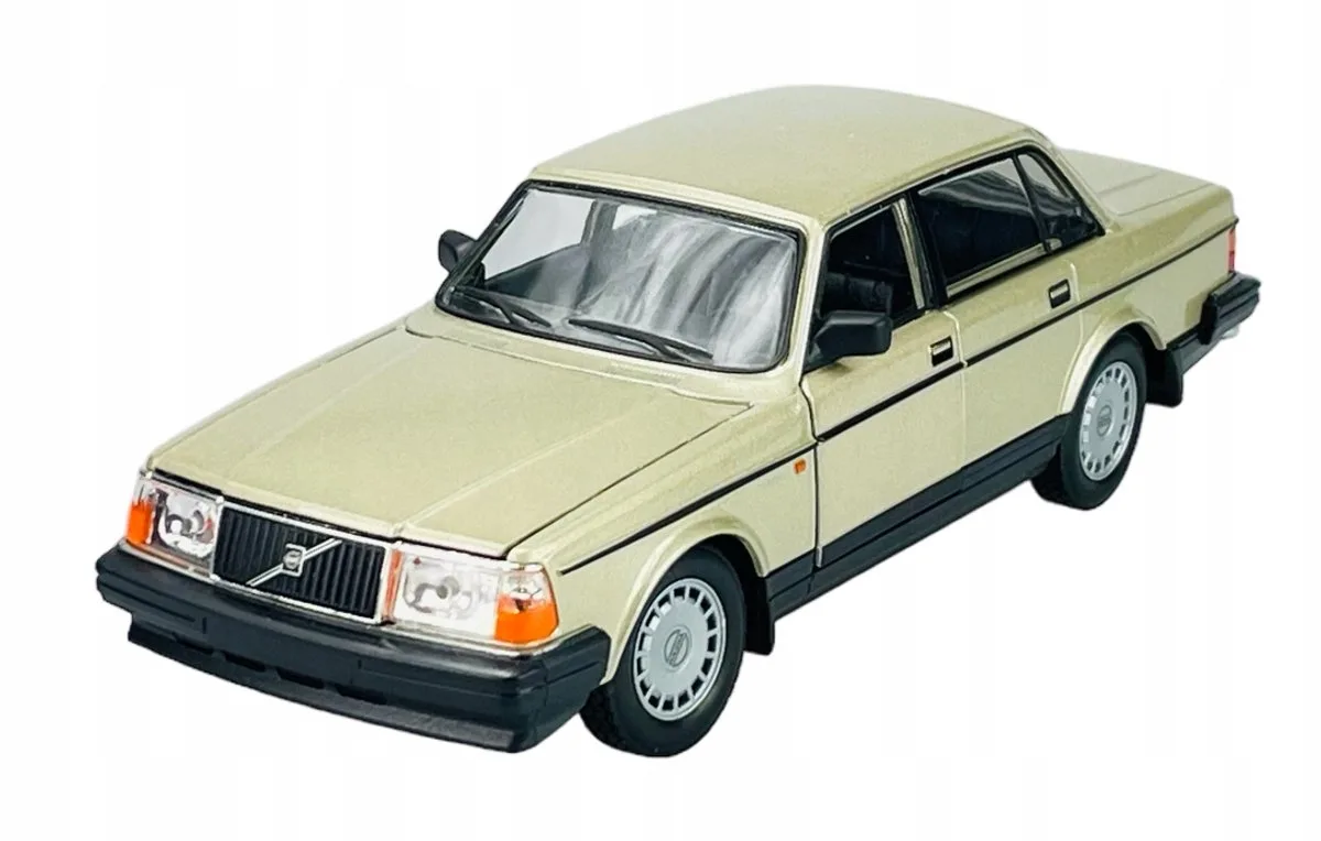 Volvo 240 GL Metaal 1:24 Schaalmodel fra Welly i Guld – produktbillede