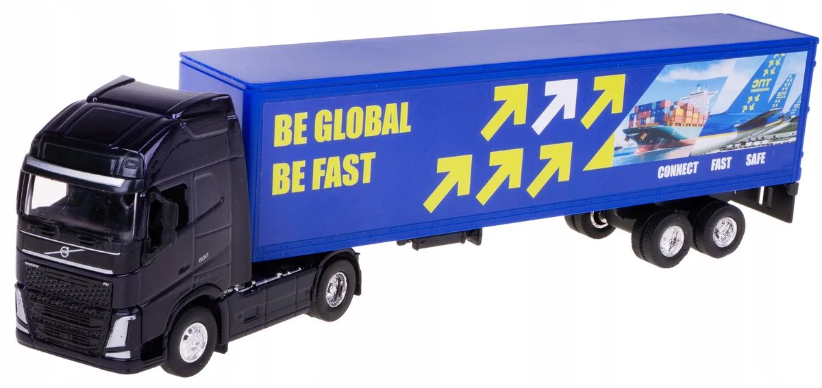 Volvo FH 500 Vrachtwagen Model 1:64 Metaal Welly de Welly en Noir – photo du produit