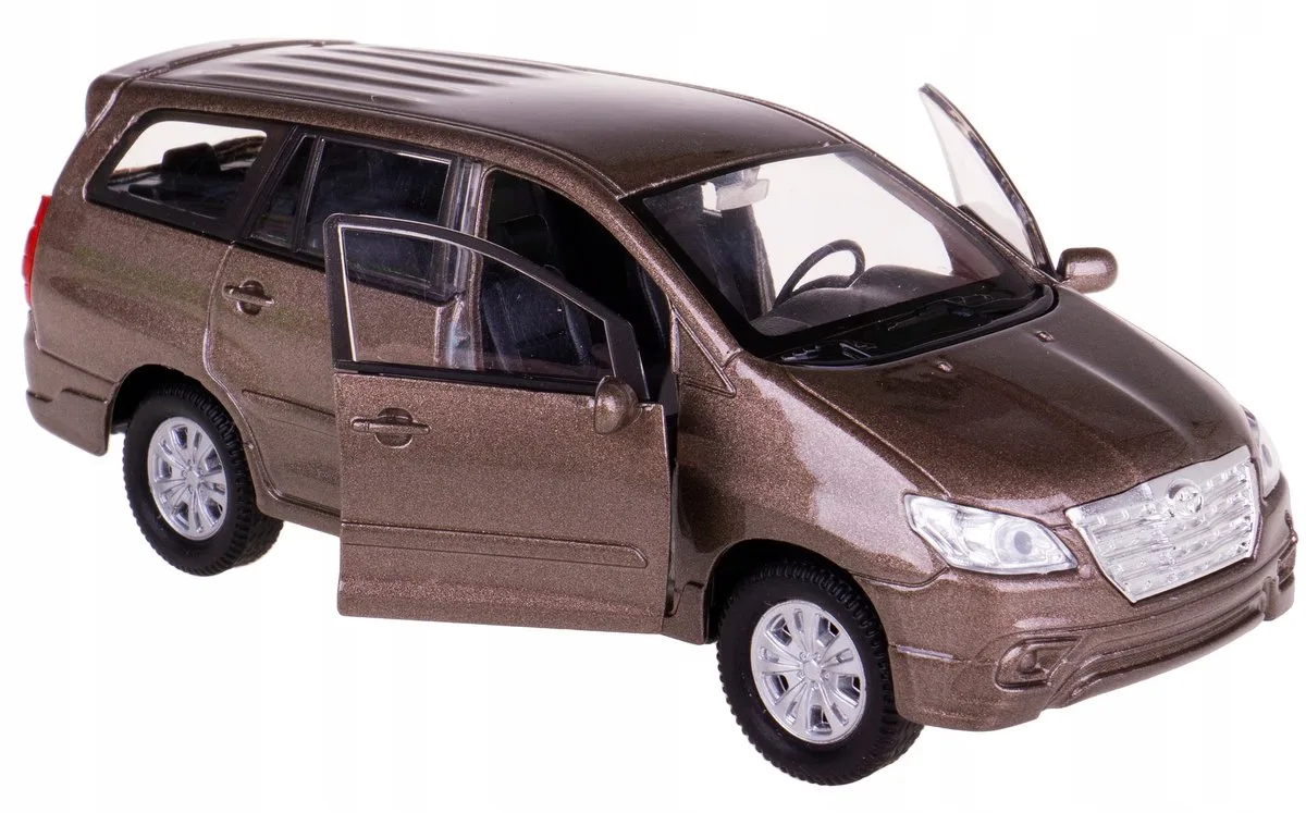 Wally Toyota Innova modelauto Metaal 1:34/39 - Bruin från Welly – produktbild