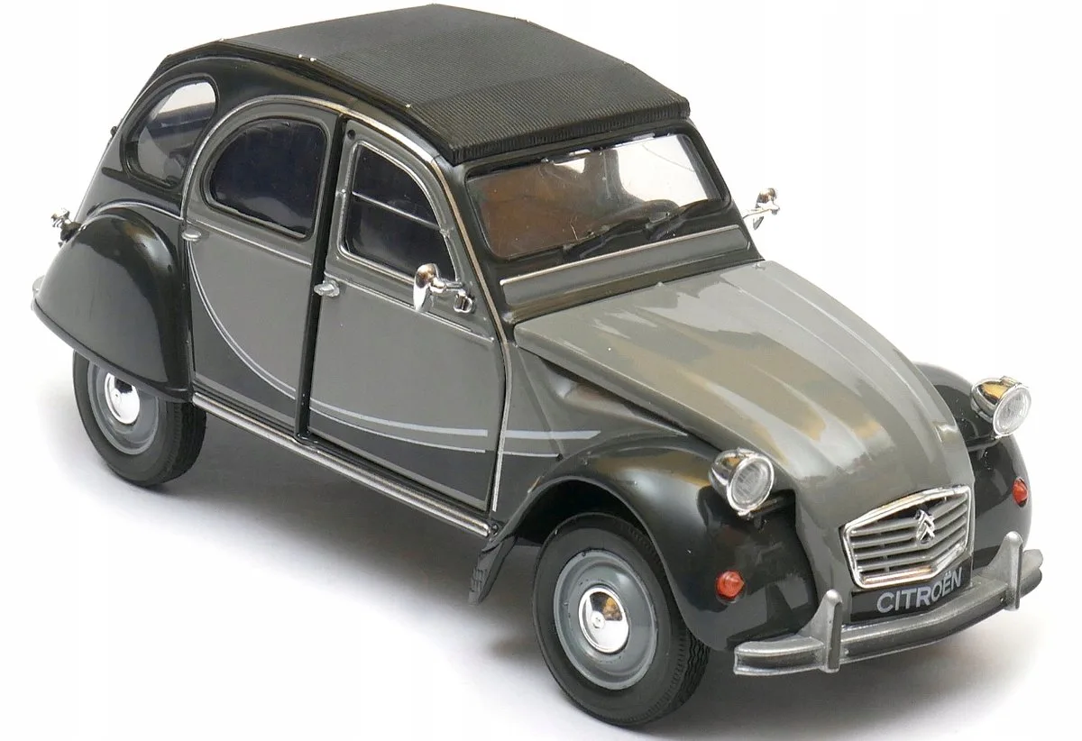 Welly 1:24 Citroën 2CV 6 Charleston Modelauto fra Welly i Grå – produktbillede