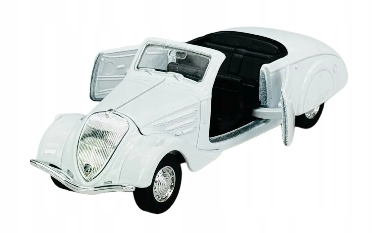 Welly 1:34 Peugeot 402 1938 Modelauto Metaal fra Welly i Hvid – produktbillede