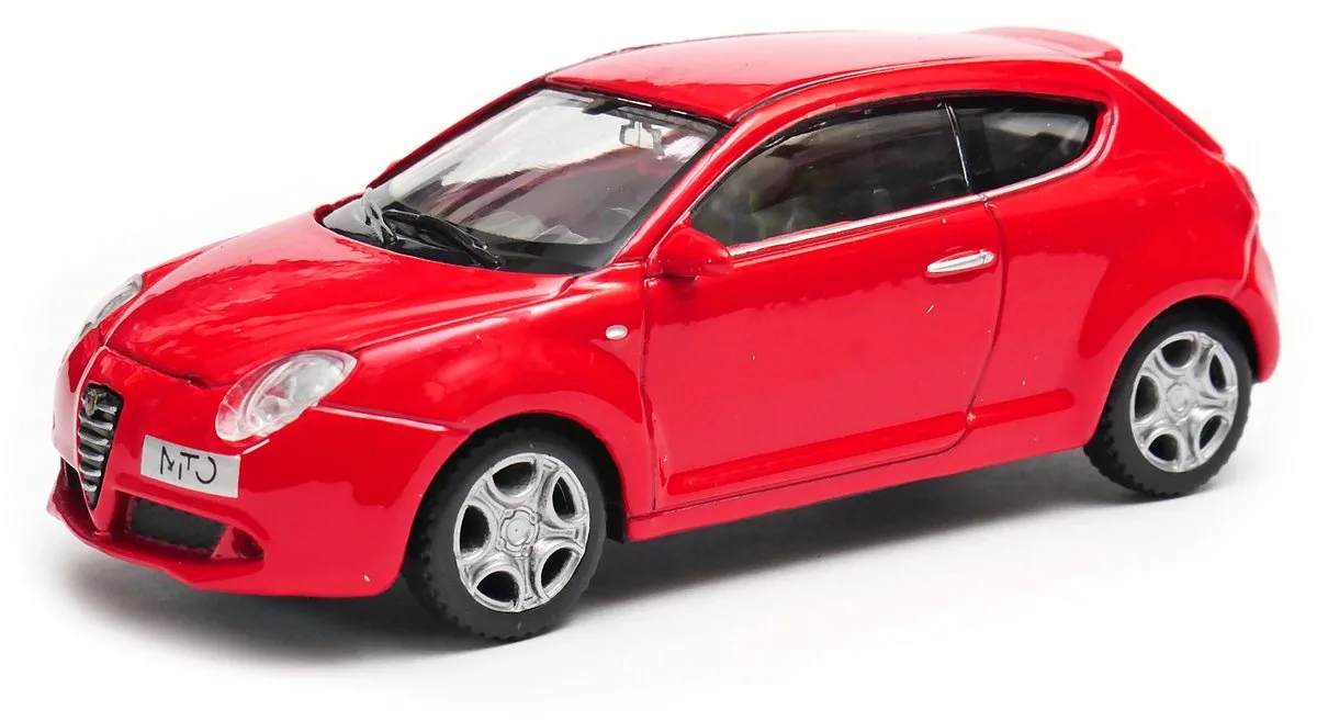 Welly 1:43 Alfa Romeo Mito Modelauto de Welly en Rouge – photo du produit
