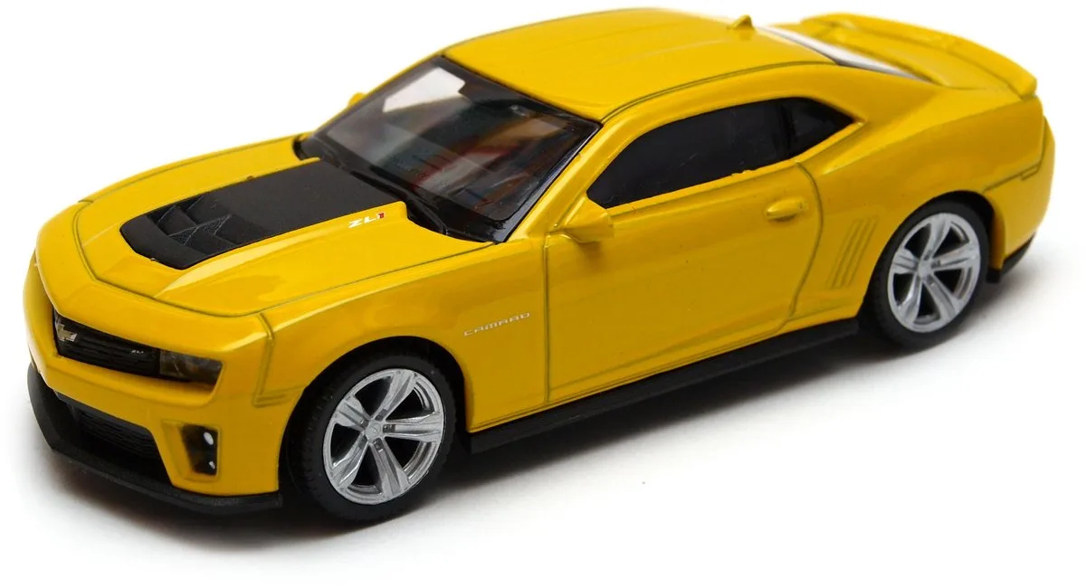 Welly 1:43 Chevrolet Camaro ZL1 Modelauto fra Welly i Gul – produktbillede