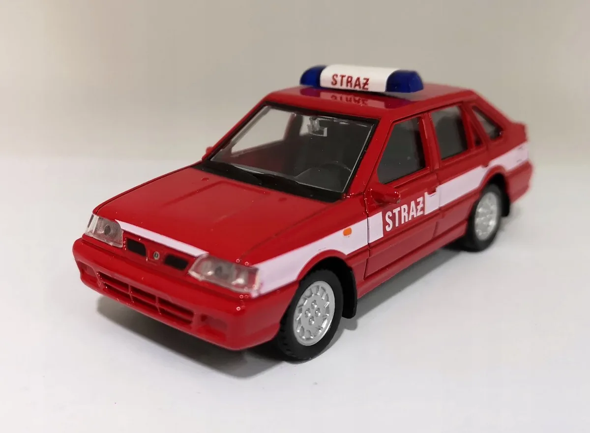 Welly 1:43 Polonez Caro Plus Brandweer Model Auto fra Welly – produktbillede