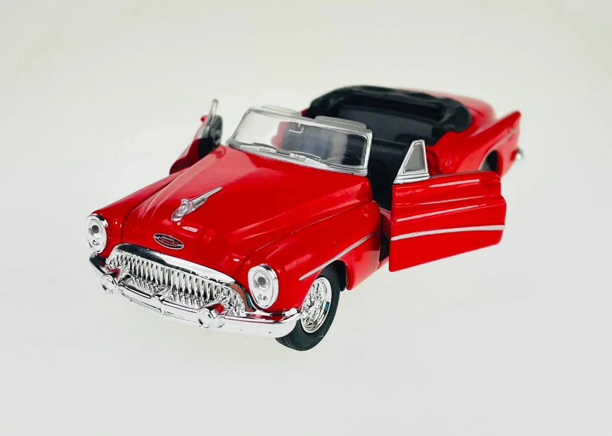 Welly 1953 Buick Skylark Old Timer modelauto schaal 1:34 metaal fra Welly i Rød – produktbillede