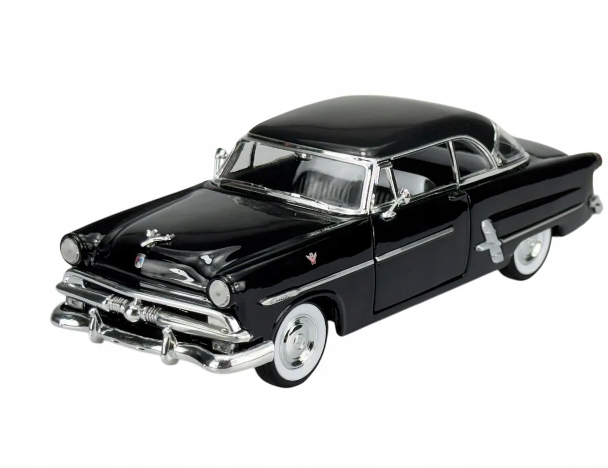 Welly 1953 Ford Crestline Victoria metalen model 1:24 van Welly in Zwart – productfoto