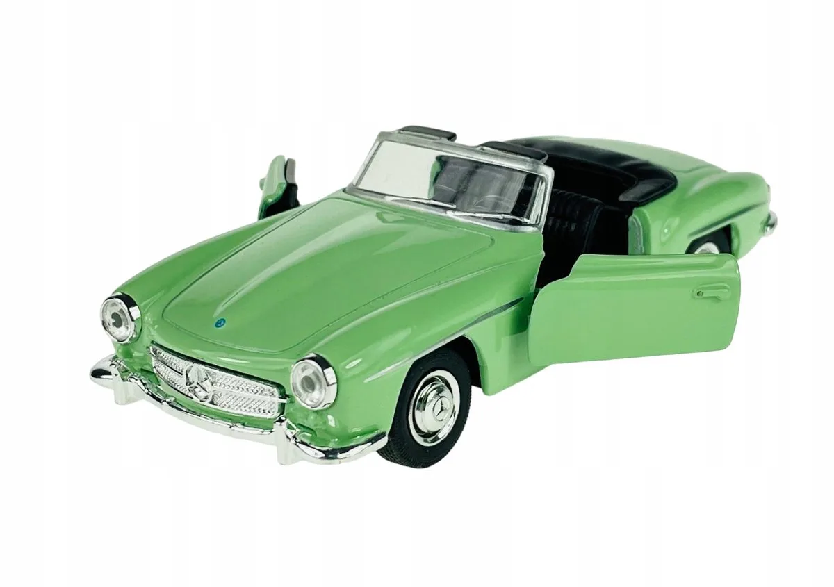 Welly 1955 Mercedes-Benz 190SL Metaal Groen Schaal 1:34 Speelgoedauto från Welly – produktbild