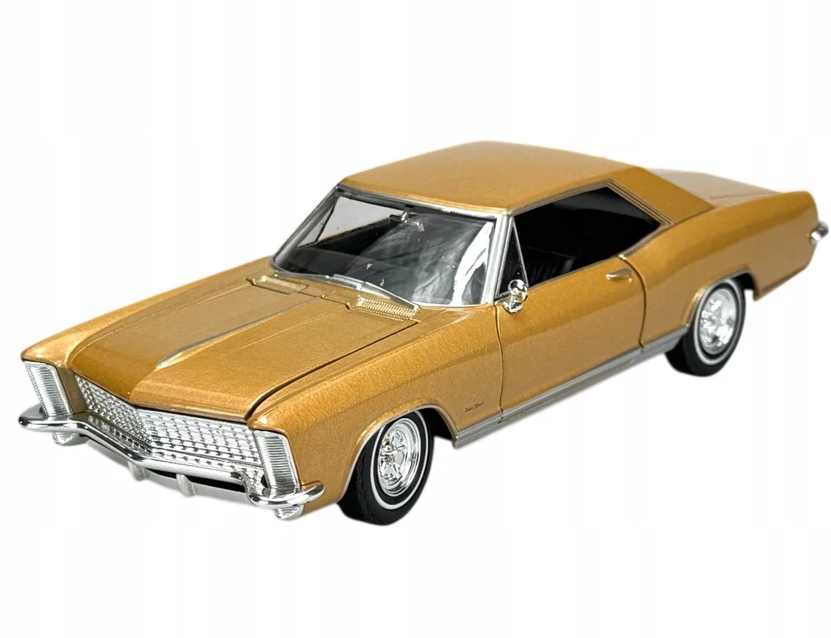 Welly 1965 Buick Riviera Gran Sport Gouden Metaal Model 1:24 fra Welly – produktbillede
