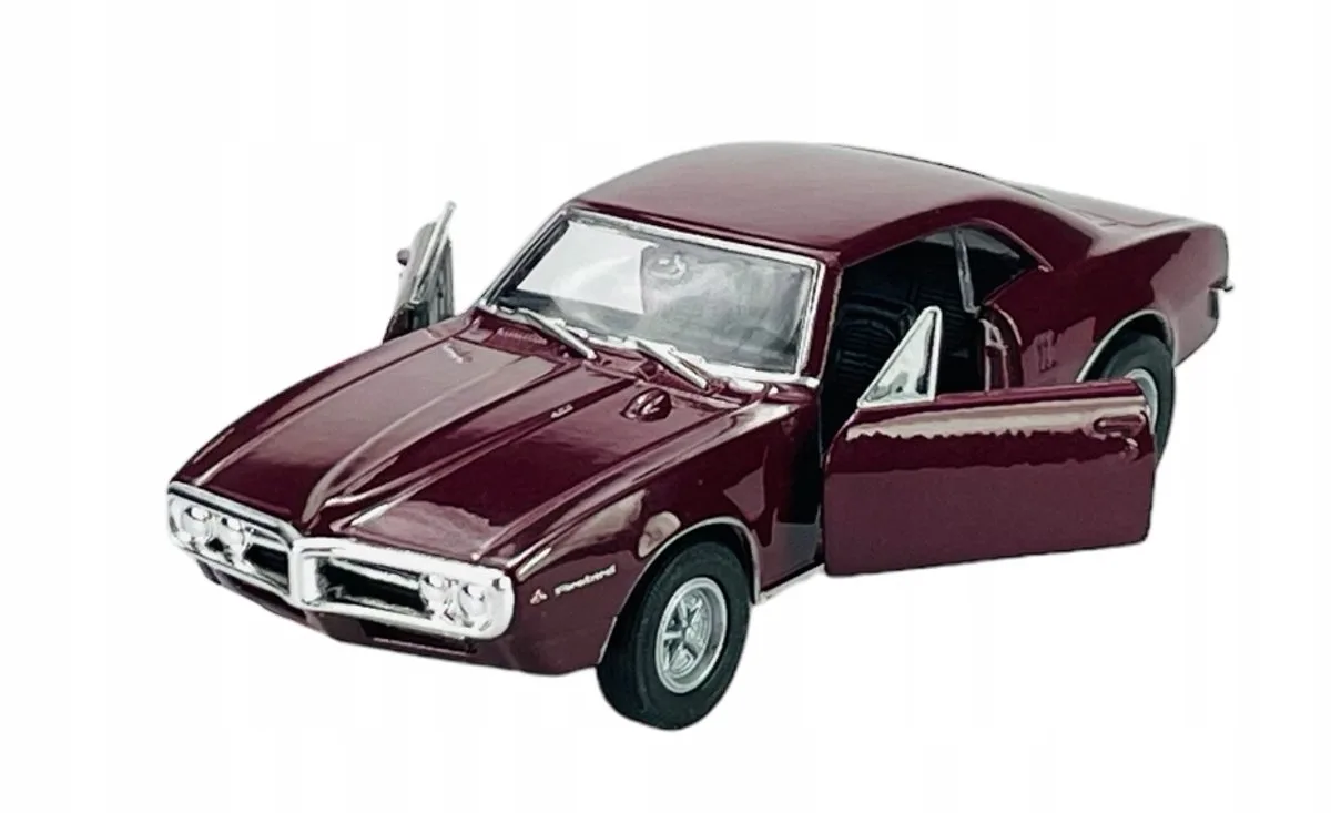 Welly 1967 Pontiac Firebird Metaal Model 1:34 Speelgoedauto fra Welly i Rød – produktbillede