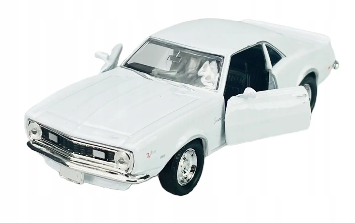Welly 1968 Chevrolet Camaro Z28 Wit Metaal Model 1:34 van Welly – productfoto