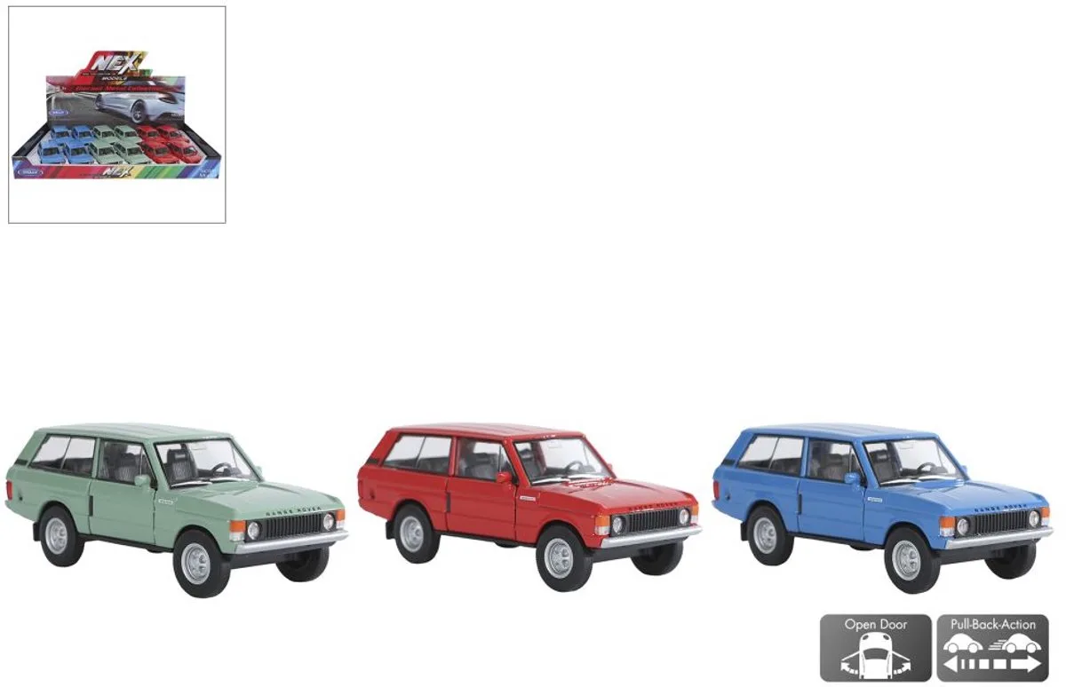 Welly 1970 Land Rover Range Rover die cast pull back 11,5 cm von Welly in Grün – Produktfoto