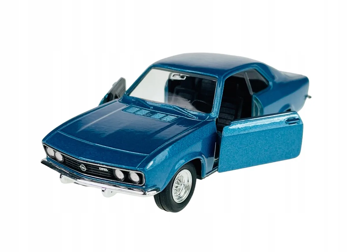 Welly 1970 Opel Manta A 1:34 Metaal Model Auto von Welly in Blau – Produktfoto