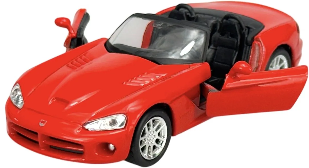 Welly 2003 Dodge Viper SRT-10 Rood Metaal Model 1:34 de Welly – photo du produit
