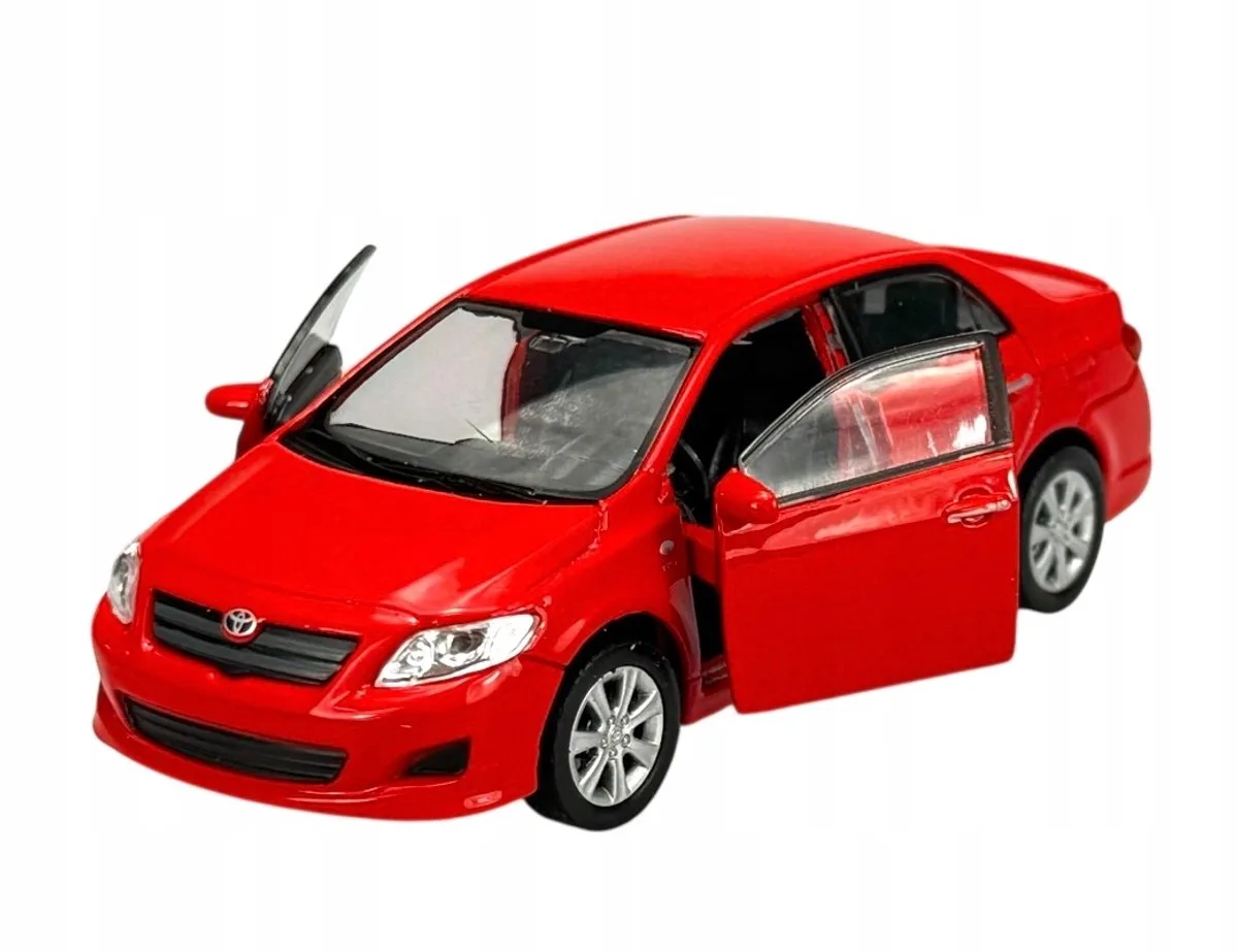 Welly 2009 Toyota Corolla Rood metalen modelauto 1:34 fra Welly – produktbillede