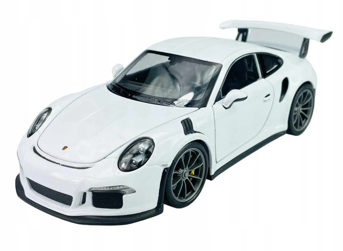 Welly 2016 Porsche 911 GT3 RS Metaal Model 1:24 de Welly en Blanc – photo du produit