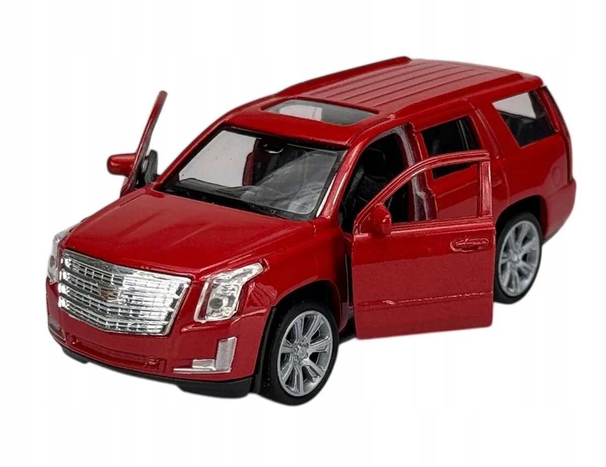 Welly 2017 Cadillac Escalade Metaal Model Auto Rood 1:34 de Welly – photo du produit