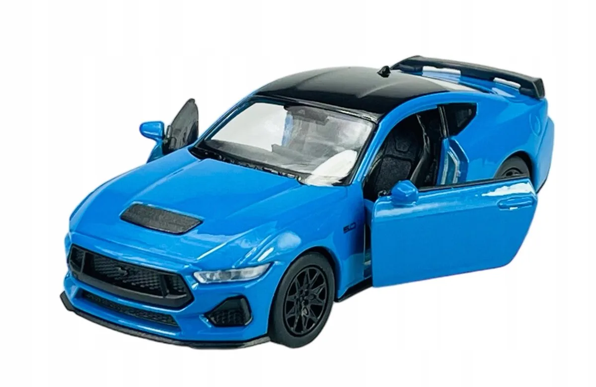 Welly 2024 Ford Mustang GT Blauw Metaal Modelauto 1:34 de Welly – photo du produit