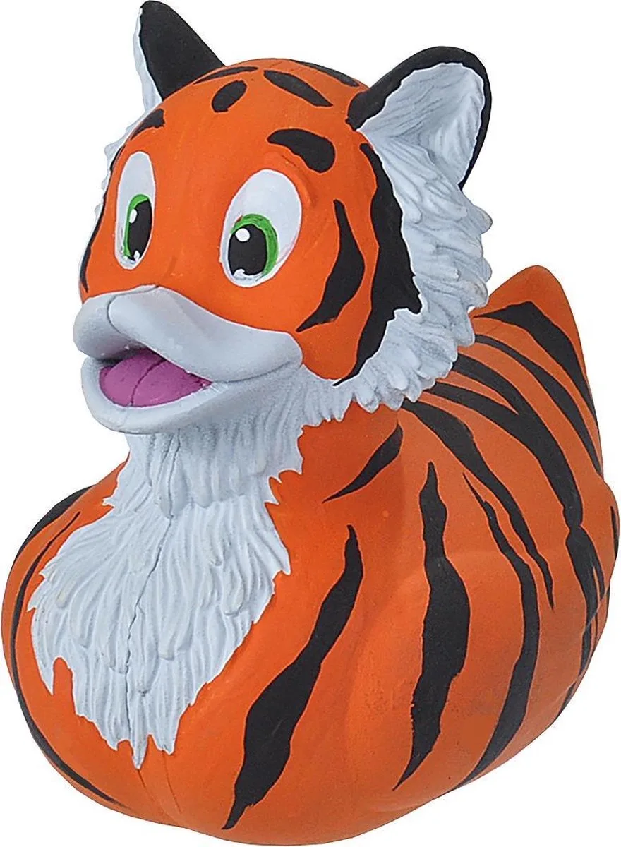 Badeend Tijger Junior 10 Cm Oranje/zwart by Wild Republic in Orange – product photo