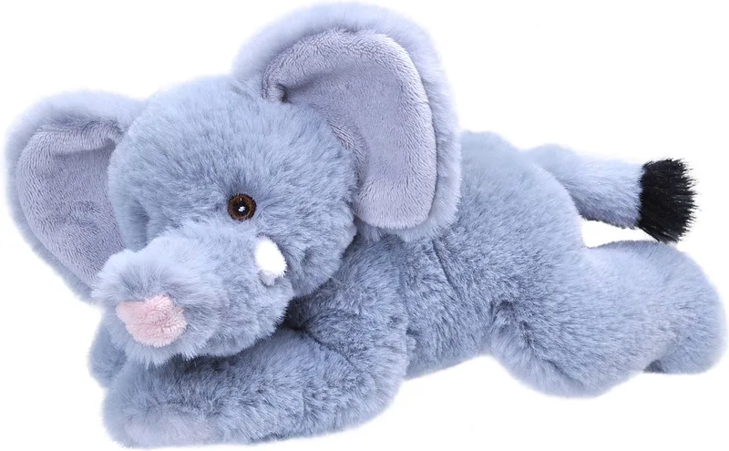 Eco-kins Olifant pluche knuffel - 25 cm - wildlife speelgoed - cadeau voor kinderen by Wild Republic in Multicolour – product photo
