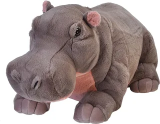 Living Earth serie - Knuffel Nijlpaard - pluche - knuffeldier - 76 cm - wilde dieren by Wild Republic in Multicolour – product photo 1 of 2