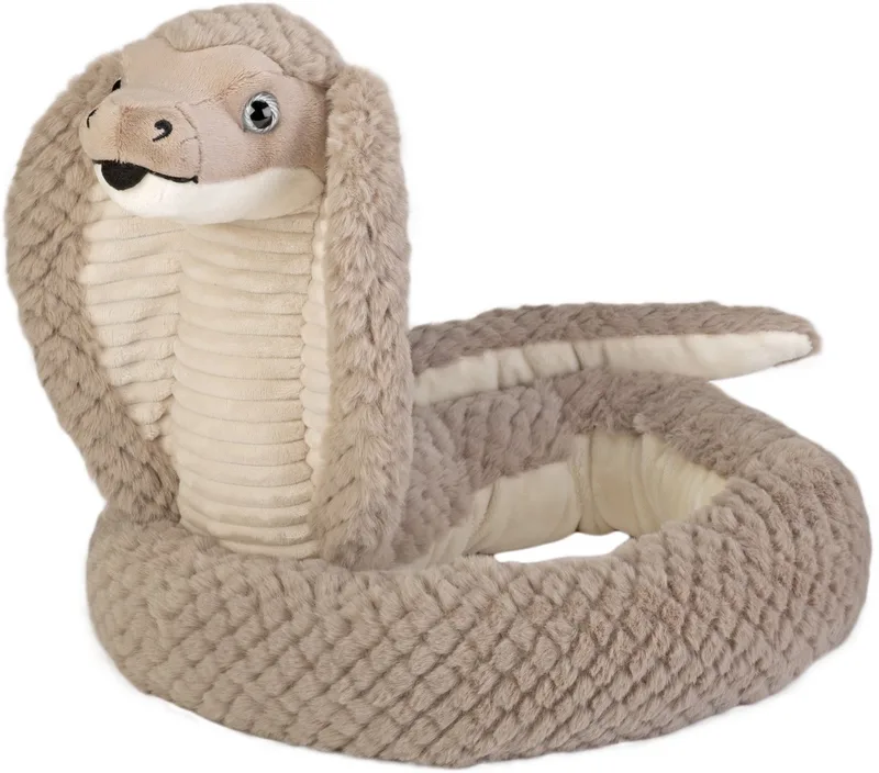 Pluche cobra knuffel slang - 137 cm - reptielen - knuffeldier - speelgoed voor kinderen by Wild Republic in Multicolour – product photo