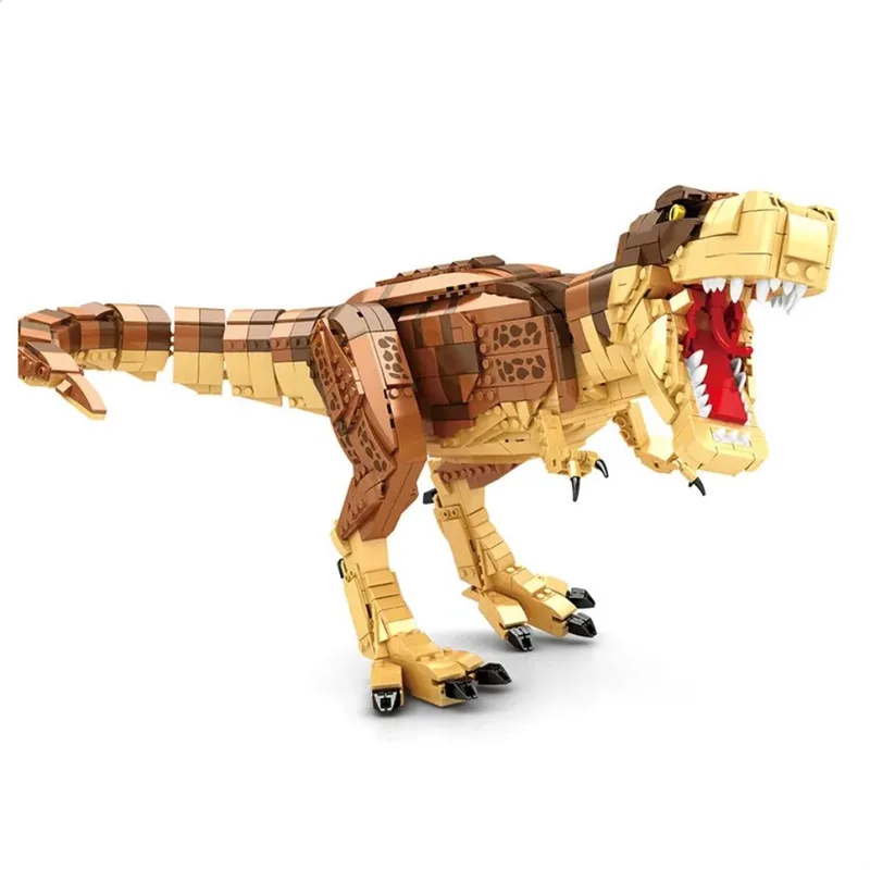 C0452 Tyrannosaurus T-Rex Jurassic icons bouwset | World of Dinosaurus | Classic Creator Modelbouw | STEM Educatief Speelgoed bouwpakket voor volwassenen & Kinderen | Geschikt voor Lego | Bouwdoos met 1606 bouwstenen von WOMA in Kinderbouwset: Tyrannosaurus Rex, 1606 bloks – Produktfoto