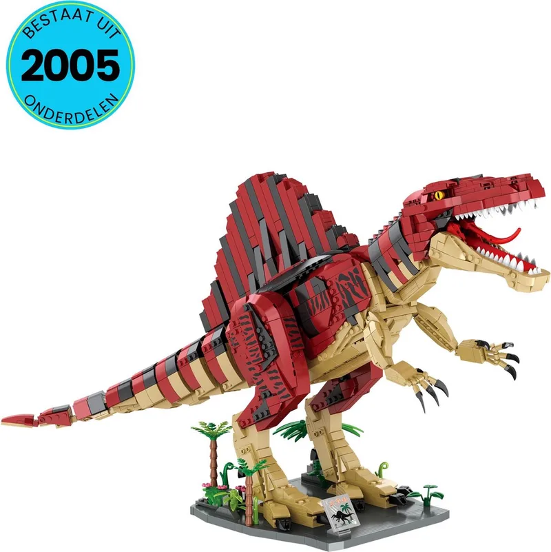 Dino Speelgoed Set Geschikt Voor Lego - 2005 Bouwstenen - Spinosaurus - Bouwset - STEM Speelgoed - Bouwsets - Bouwspeelgoed - Inclusief Handleiding de WOMA en Verschillende kleuren – photo du produit