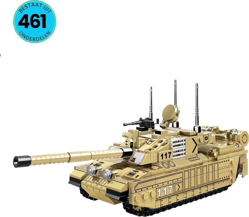 Leger Speelgoed Set Geschikt Voor LEGO - Vanaf 6 Jaar - 461 Bouwstenen - Tank - Bouwpakket - STEM Speelgoed - Speelset - Bouwspeelgoed - Inclusief Handleiding by WOMA in Verschillende kleuren – product photo