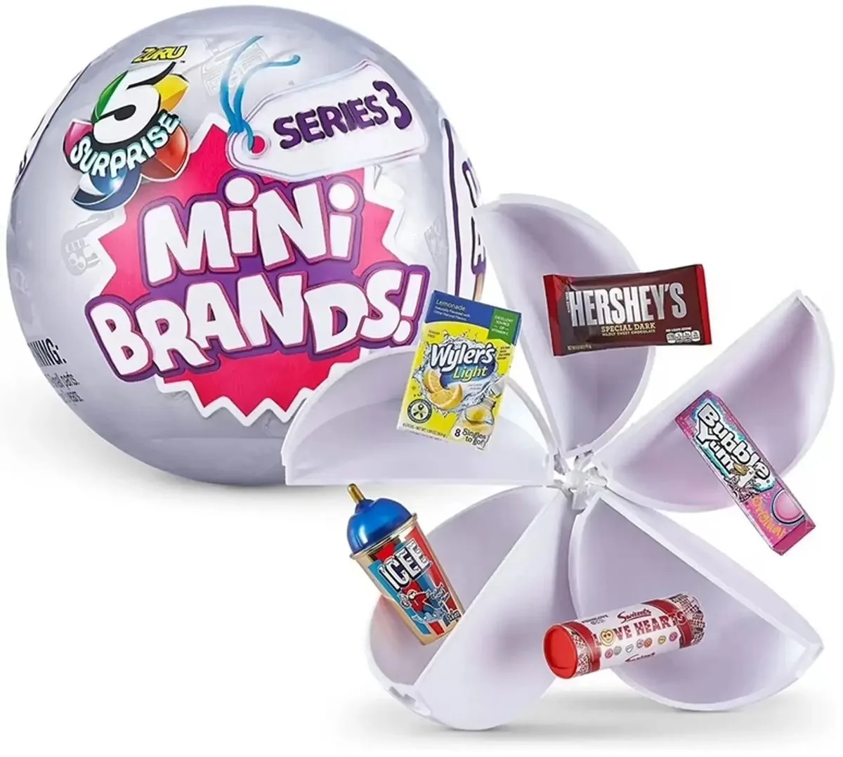 5 Surprise Mini Brands Shopping - 1 exemplaar - 4 verassingen van ZURU – productfoto