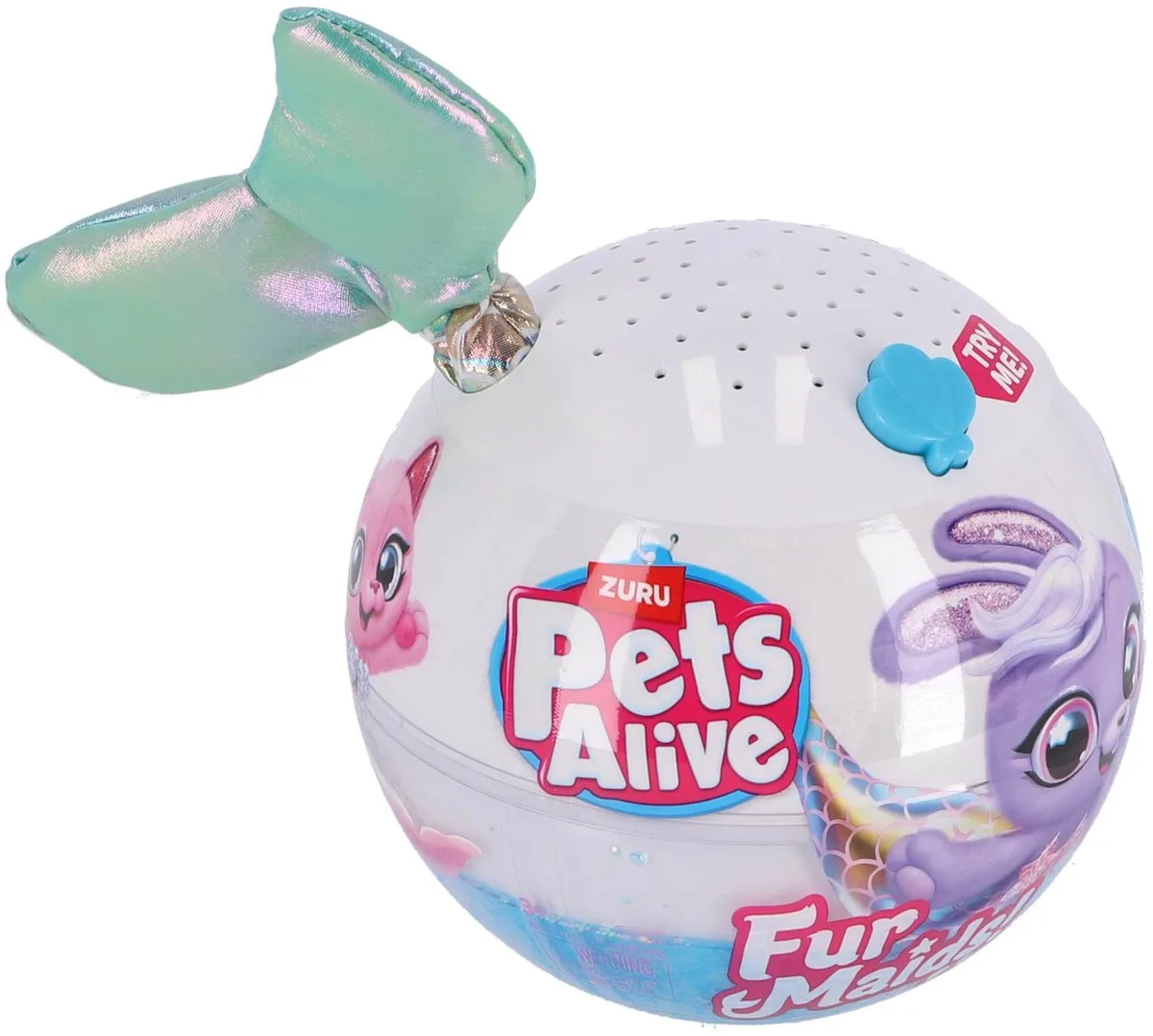 Fermaids pluche bal knuffel speelgoed - schattige knuffelbal. de ZURU en Multicolore – photo du produit