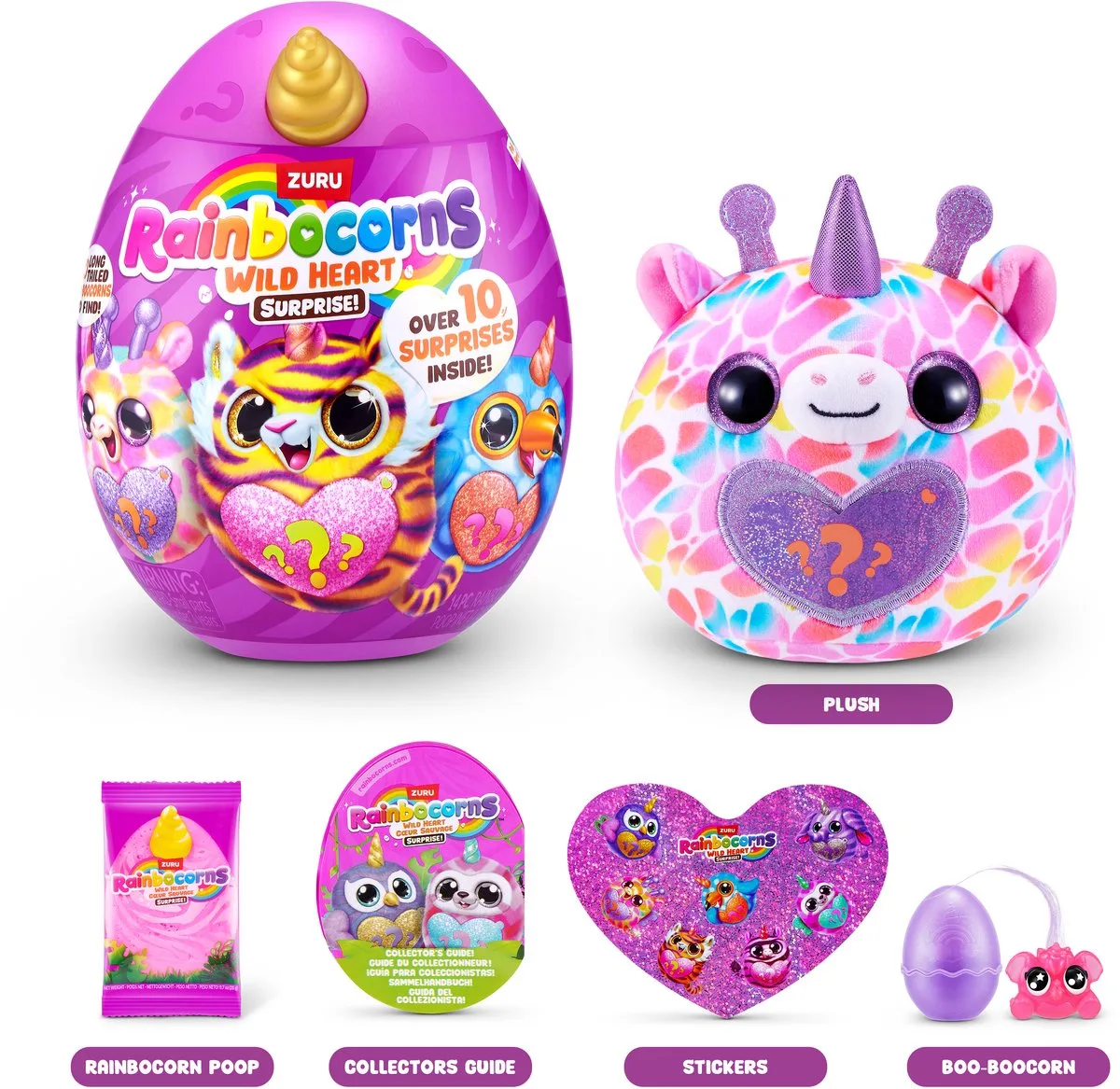 RainboCorns Wild Heart Surprise Egg von ZURU in Mehrfarbig – Produktfoto