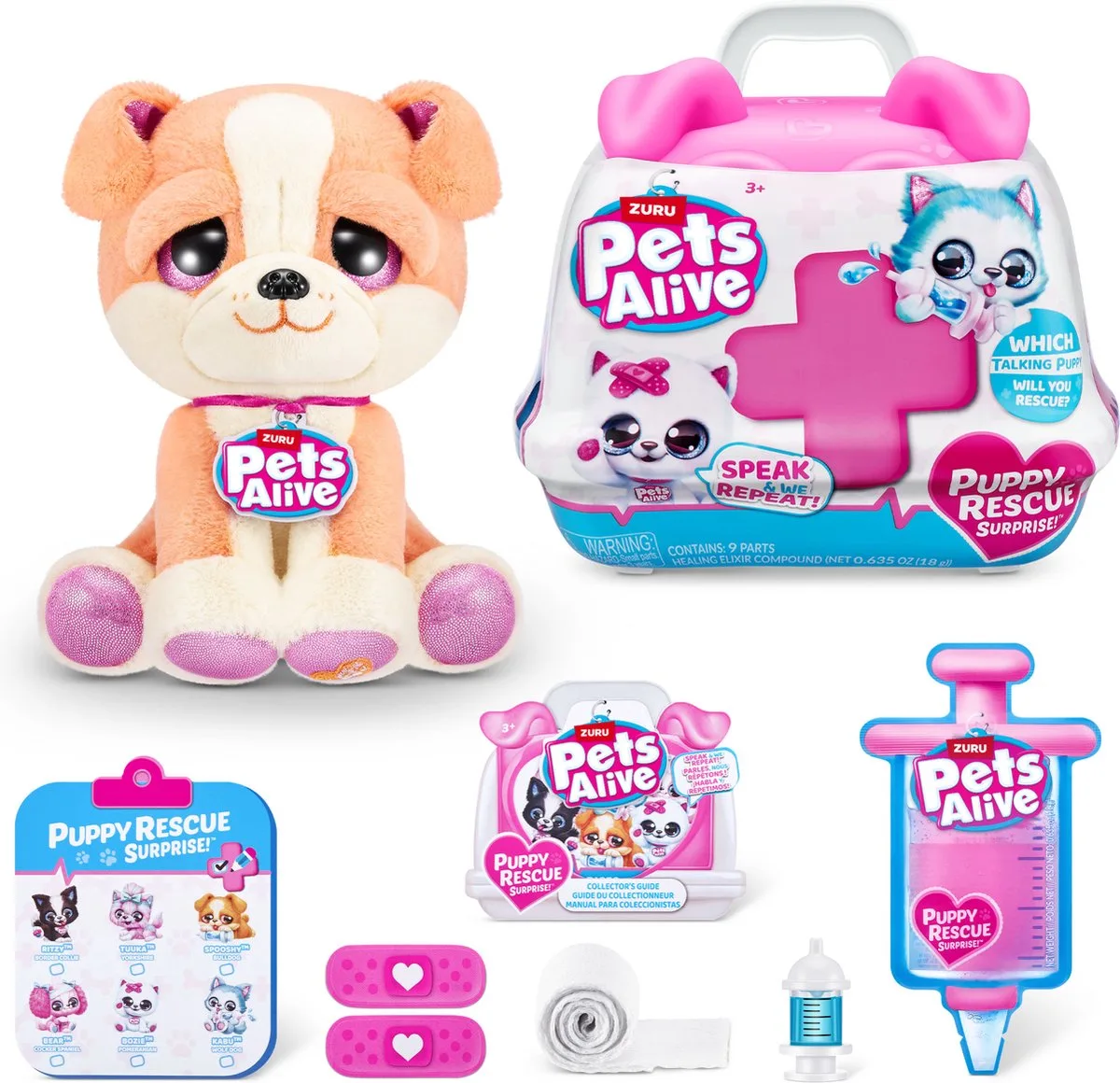 Knuffel Zuru Pet Shop Surprise 21 x 14 cm von ZURU in Mehrfarbig – Produktfoto